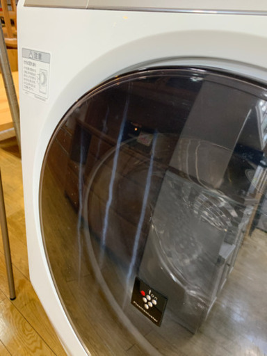 2014年製 SHARP 9.0kg/6.0kgドラム洗濯乾燥機 高濃度プラズマクラスター7000 ES-V540-NL シャープ