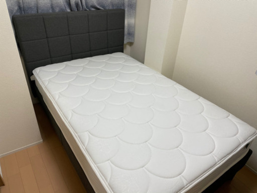 セミダブルマットレス&ベッドフレーム【値下げ】