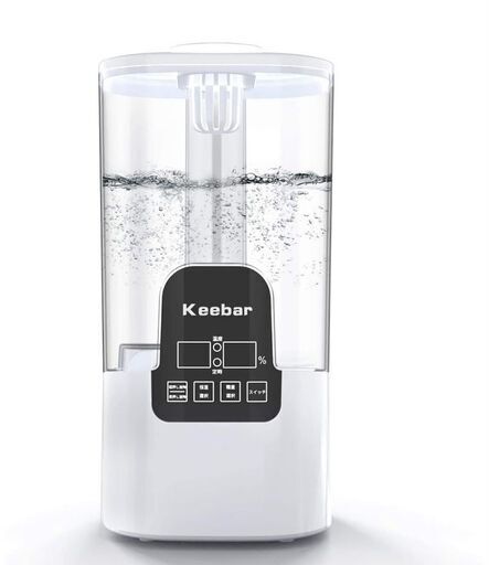新品　未使用　そのほかも色々激安にて、出品してます！！新品　未使用　Keebar 4.5L 大容量 卓上加湿器 2020最新版 次亜塩素酸水対応 省エネ 超静音 除菌 空焚き防止 上から給水 ミスト量/湿度調整 家庭用 会社 オフィス 乾燥対策 シンプル タッチセンサー式 ホワイト