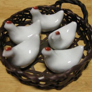 NIPPON　CRAFT　鳥形箸置き5客　新品未使用