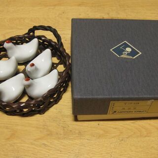 NIPPON　CRAFT　鳥形箸置き5客　新品未使用の画像