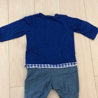 男の子70 ロンパース 2枚セットの画像