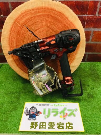 MAX HN-65？(型番のところ消えている為確定ではないです) 高圧釘打ち機【リライズ野田愛宕店】【 管理番号：ITWA44KXF0DP店頭取引限定】【ジャンク(エアー漏れが激しく全く打てない為)】【】