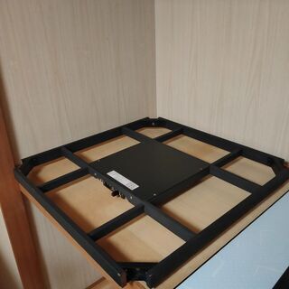 こたつ黒（ＦＡＮ付き）　リバーシブルテーブル付き　差し上げます