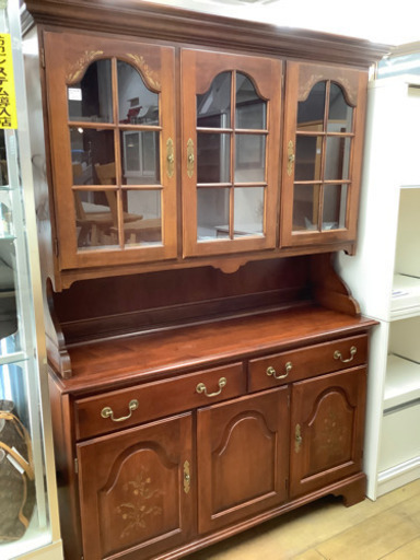 【トレファク花小金井】ヴィンテージ3枚扉カップボード