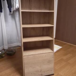 福岡市中央区平尾　引き取りのみ新品組み立て済み　アイリスオーヤマ　本棚の画像