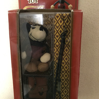 レトロ　mickey & mini ドールストラップ　セットの画像
