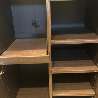 【お取引中です】カップボード 炊飯器収納可 無償でお譲りしますの画像