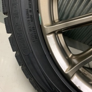 本物の深溝★215/45R17　プリウス　BRZ　86　17×7.5J　＋50　レアマイスター　ブロンズ　ウインターマックス　バランス調整済みの画像