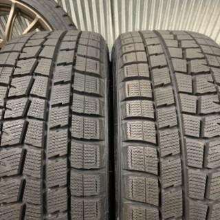 本物の深溝★215/45R17　プリウス　BRZ　86　17×7.5J　＋50　レアマイスター　ブロンズ　ウインターマックス　バランス調整済みの画像