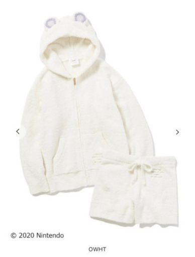 ジェラートピケ　あつ森　あつまれどうぶつの森　ジュン　パーカー　ショートパンツセット