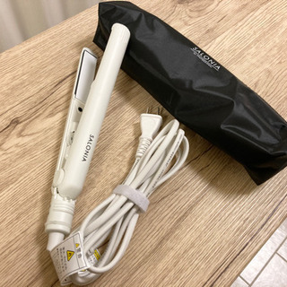 サロニア　ヘアアイロン白