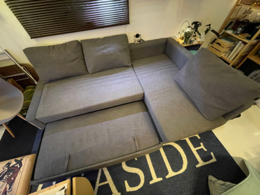 （受渡者決定）IKEA ソファーベッド　フリーヘーテン