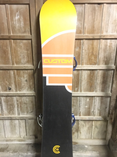 【３点セット】BURTONスノーボードcustom ・ビンディング・ケース