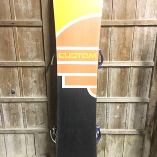 【３点セット】BURTONスノーボードcustom ・ビンディン...