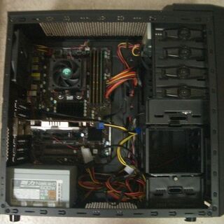 AMD 8コアCPU 自作ゲーミングPCの画像