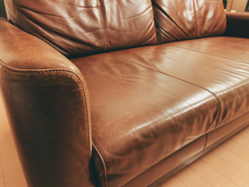 革張りソファーお譲りします