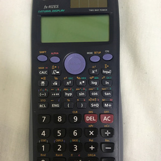 関数電卓　CASIO fx-912ES