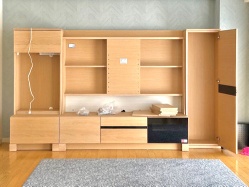 ＊受付終了＊【大型テレビボード】壁掛けテレビ対応/TVボード/Meuble