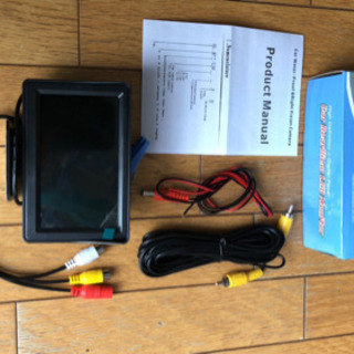 【未使用】4.3インチモニター DC12V