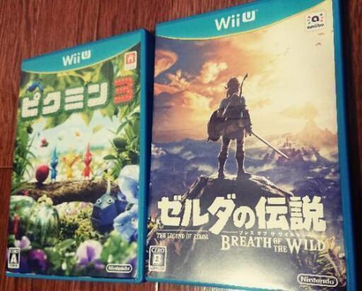 wiiU ゼルダの伝説ブレスオブザワイルド\u0026ピクミン3