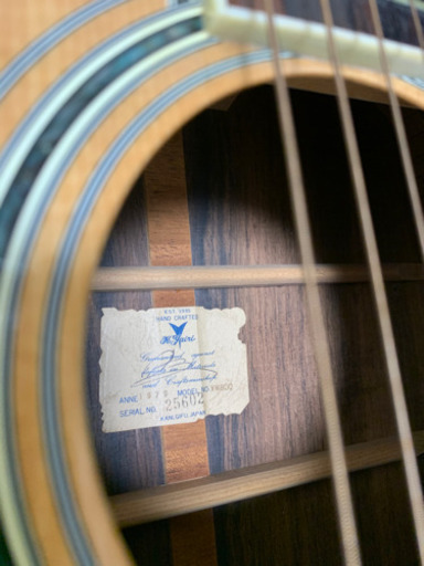 フォークギター　YW-800  1979年製