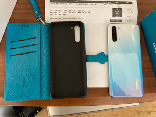 【近日中取下】フリーSiM OPPO reno 3A ケース ガラス予備付き