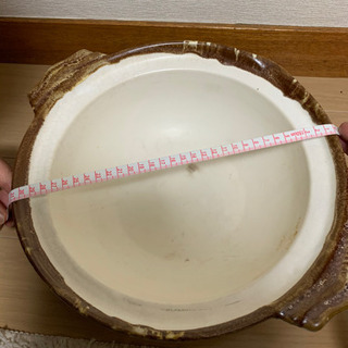 かわいい花柄の土鍋　【値下げしました❗️¥500→¥300】の画像