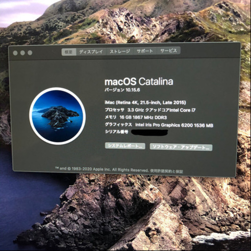 Mac iMac Retina 4K 21.5 inch Late 2015