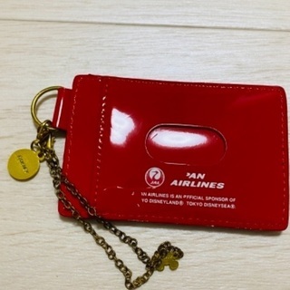 【千円】ディズニー　JAL パスケースの画像