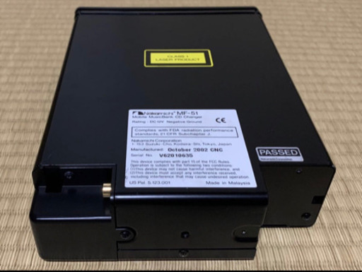 Nakamichi ナカミチ 5連奏 ミュージックバンクCDチェンジャー　MF-51