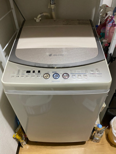 シャープ 洗濯7.0kg/乾燥4.0kg 洗濯機　洗濯乾燥機機