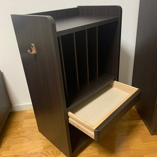 ⭐️無料⭐️【1/28までの受け取り】ニトリ ベッド横ラック ナイトテーブルの画像