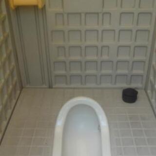 仮設トイレ　和式　汲み取り式の画像