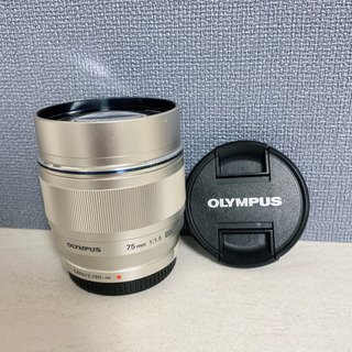 【美品】75mm f1.8 単焦点レンズ OLYMPUSの画像