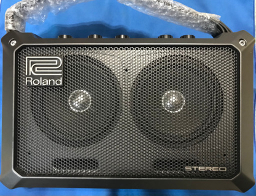 大人気ギターアンプ  Roland MOBILE CUBE 電源アダプター&専用カバー付き　使用浅美品