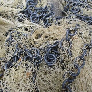 漁具 投網 磯打用 漁師が使っていたプロの物の画像