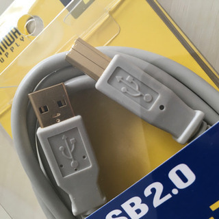 再出品‼️無料‼️ サンワサプライ　USB2.0ケーブル（2m・ライトグレー） KU20-2HKの画像