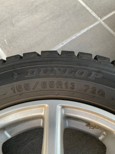 ホイール付きスタッドレス13インチ