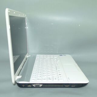 送料無料 HDD500GB 1台限定ノートパソコン 中古良品 15.6型 NEC LS150FS6W Pentium 4GB DVDマルチ 無線 Windows10 LibreOffice ホワイト