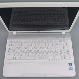 送料無料 HDD500GB 1台限定ノートパソコン 中古良品 15.6型 NEC LS150FS6W Pentium 4GB DVDマルチ 無線 Windows10 LibreOffice ホワイト