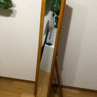 スタンドミラー【ラバーウッド製】☆値下げしました☆