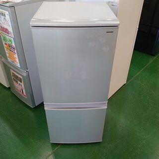 【店舗同時販売中】2018年製　SHARP｜シャープ　2ドア冷凍冷蔵庫　SJ－D14D－S　137L【店頭ご来店購入限定】