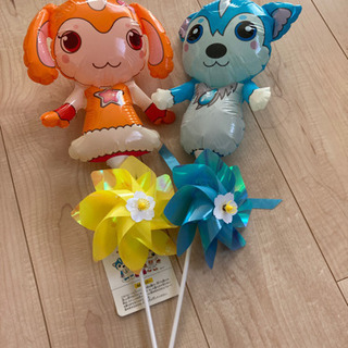 ガラピコぷー　バルーン　手持ち