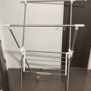 室内干し 物干し竿の画像