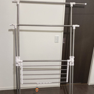 室内干し 物干し竿の画像