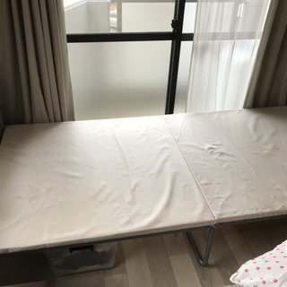 シングルベッド　パイプベッドの画像