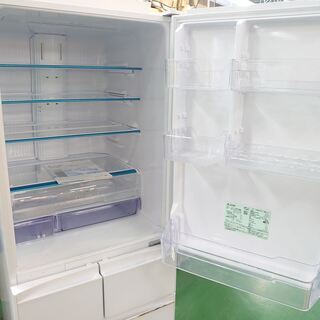 【店舗同時販売中】2019年製　三菱｜ＭＩＴＳＵＢＩＳＨＩ　5ドア冷凍冷蔵庫　ＭＲ－Ｂ46Ｄ－Ｗ　455Ｌ【店頭ご来店購入限定】の画像