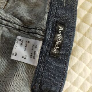 【値下げしました】産前産後　マタニティ　デニム　スキニー　パンツ2本セットの画像