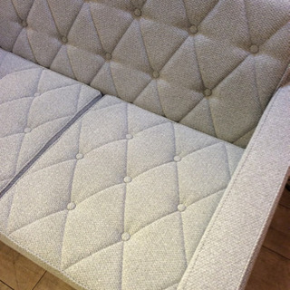 中古 カリモク60 ロビーチェア 2シーターの画像